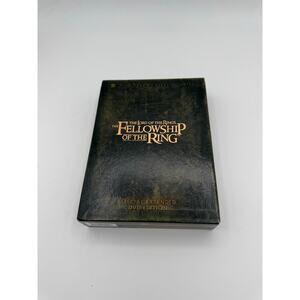 The Lord of the Rings The Fellowship of the Ring DVD 2002 4-Disc Set Pre-Owned